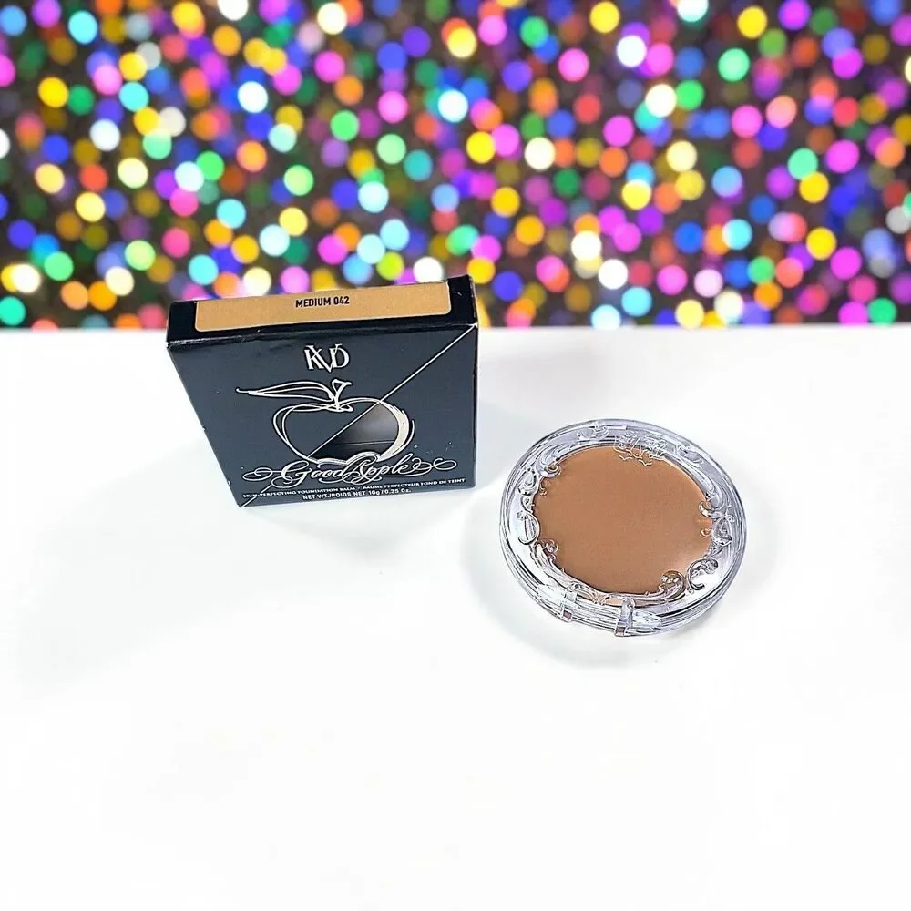 Kat Von D KVD Good Apple Skin-Perfecting Foundation Balm in Medium 042 .35oz NIB